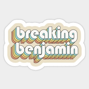 Retro Breaking Benjamin Sticker